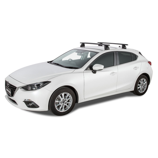 Kit 2 barres de toit noires RHINO-RACK Vortex 2500 FMP • JA6345 