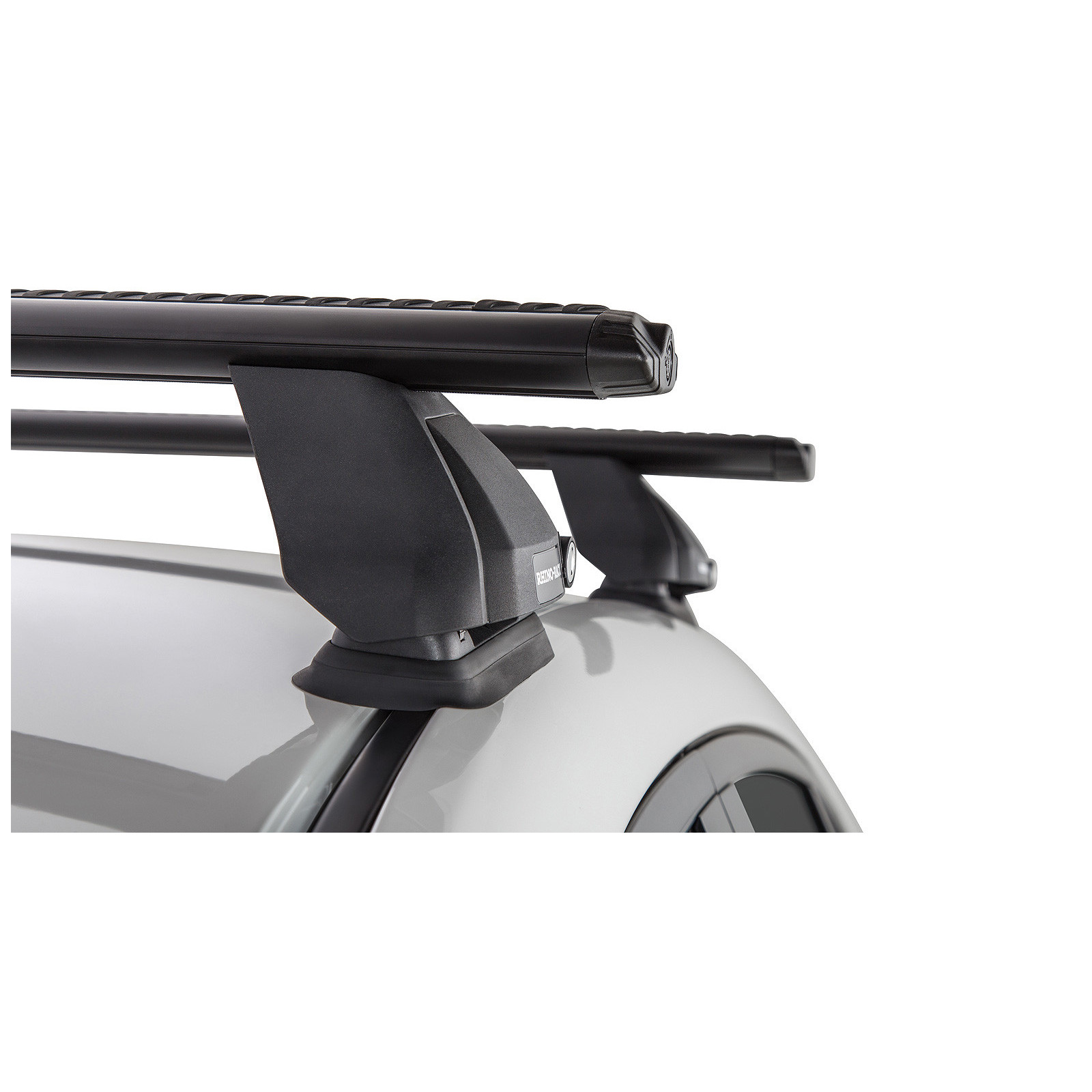 Kit 2 barres de toit noires RHINO-RACK Vortex 2500 FMP • JA6345 