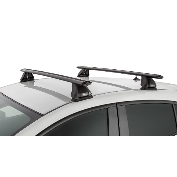 Kit 2 barres de toit noires RHINO-RACK Vortex 2500 FMP • JA6345 