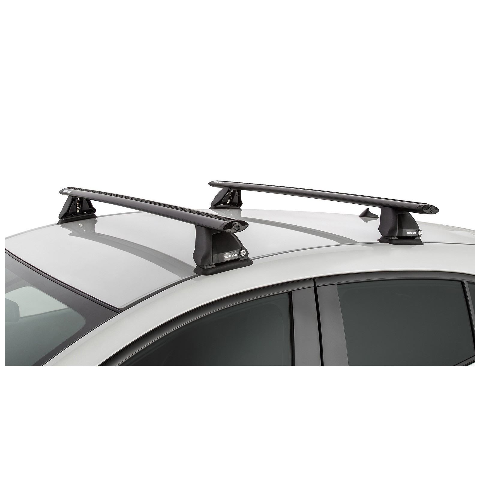 Kit 2 barres de toit noires RHINO-RACK Vortex 2500 FMP • JA6345 