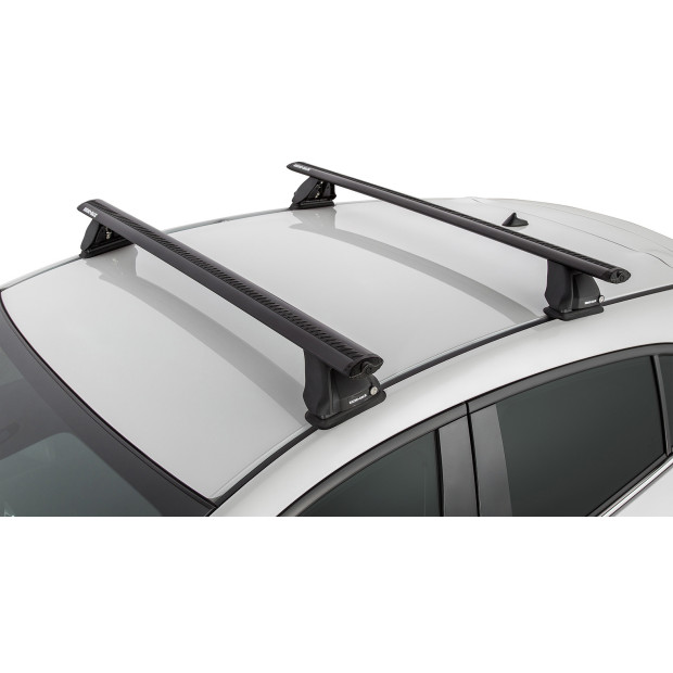 Kit 2 barres de toit noires RHINO-RACK Vortex 2500 FMP • JA6345 