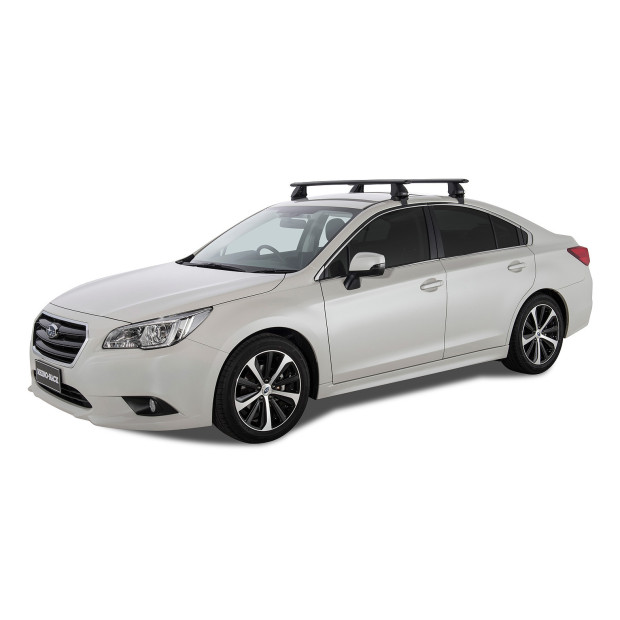 Kit 2 barres de toit noires RHINO-RACK Vortex 2500 • JA6358 