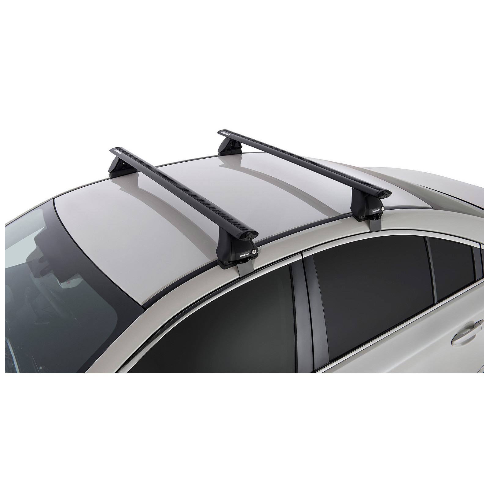 Kit 2 barres de toit noires RHINO-RACK Vortex 2500 • JA6358 