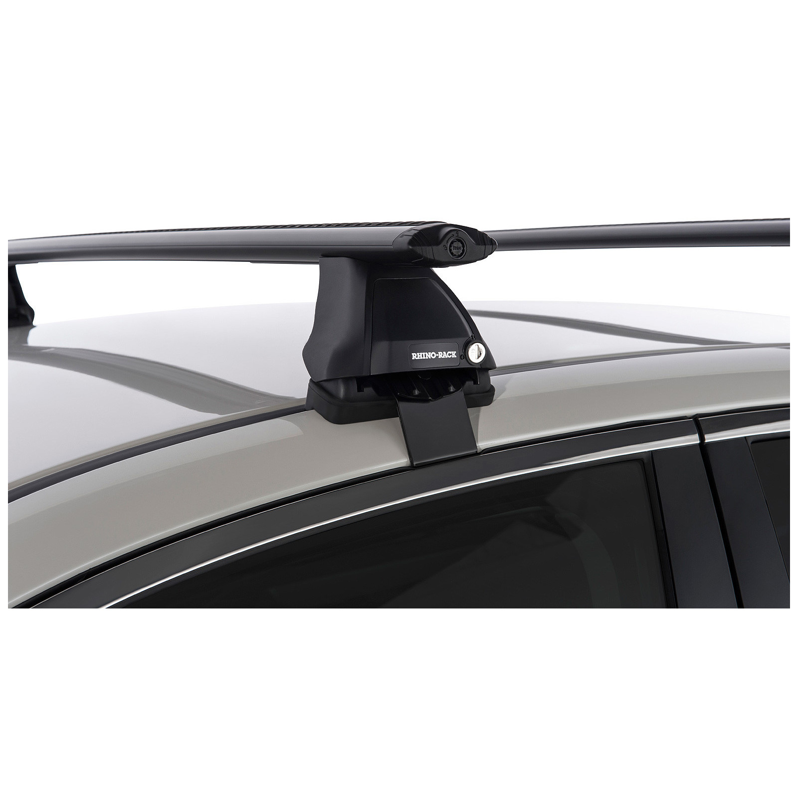 Kit 2 barres de toit noires RHINO-RACK Vortex 2500 • JA6358 