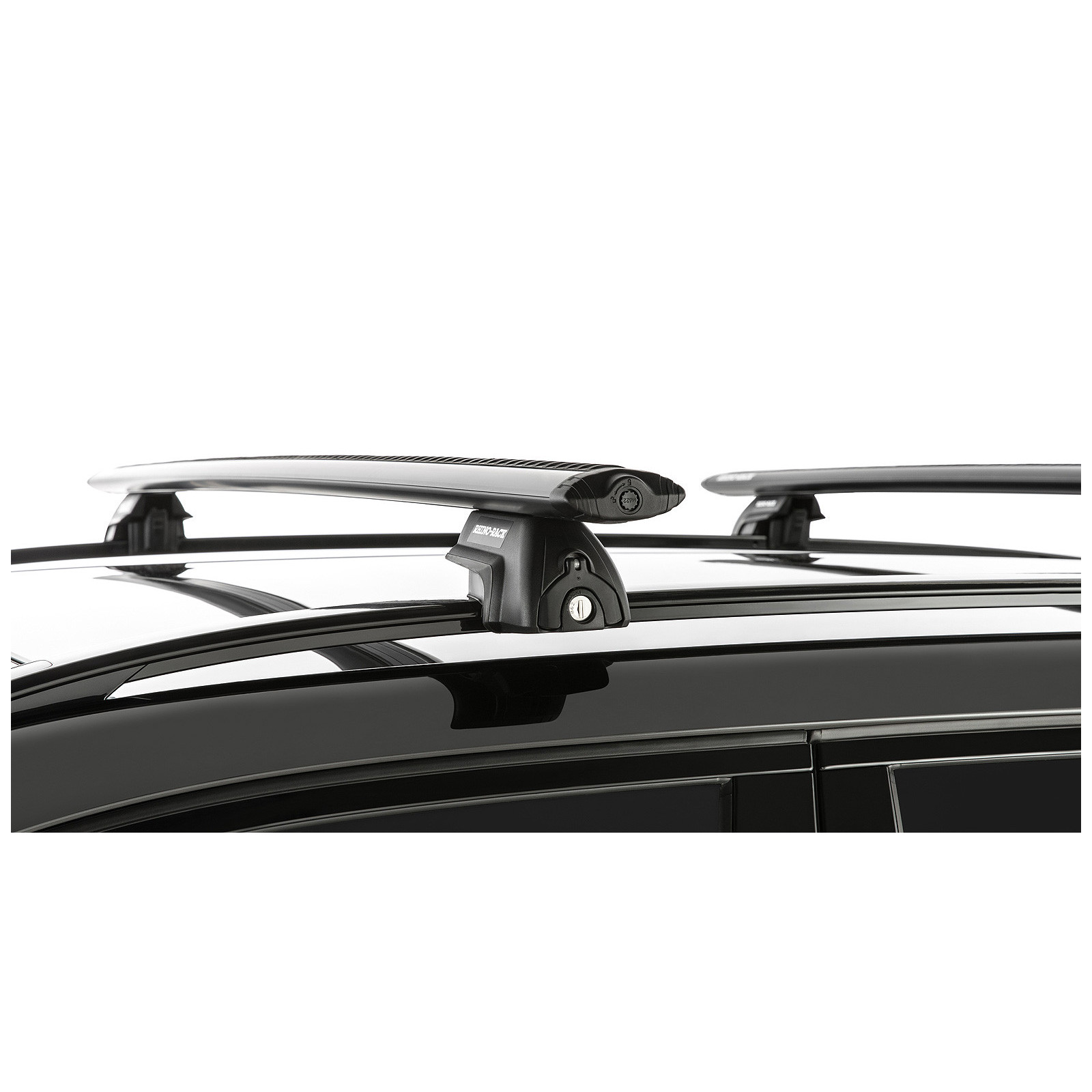 Kit 2 barres de toit noires RHINO-RACK Vortex SX • JA6418 