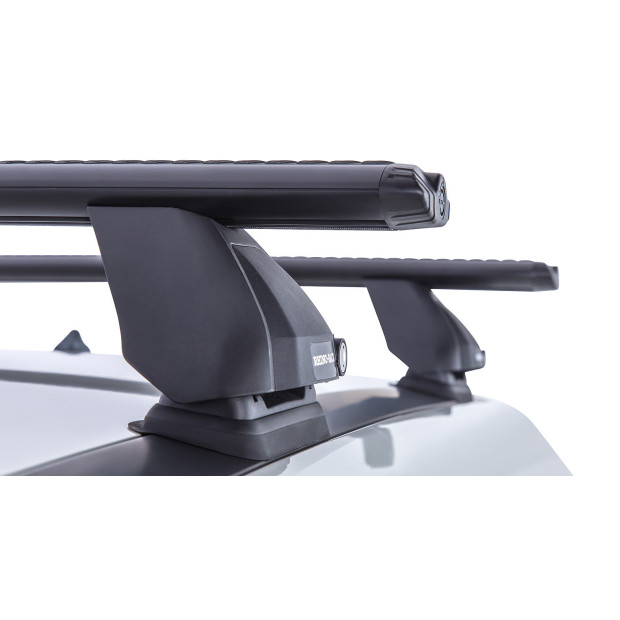 Kit 2 barres de toit noires RHINO-RACK Vortex 2500 FMP • JA6428 