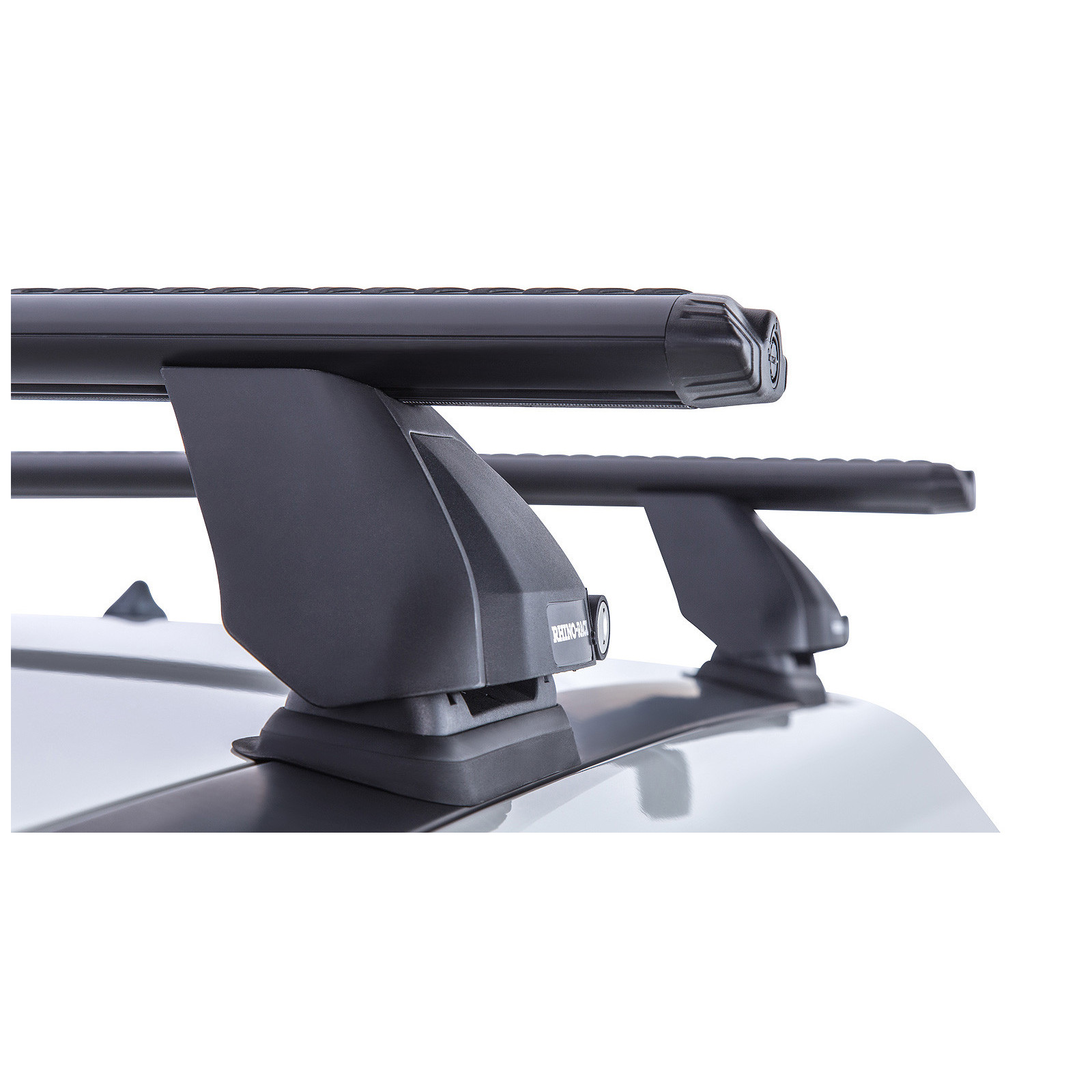 Kit 2 barres de toit noires RHINO-RACK Vortex 2500 FMP • JA6428 