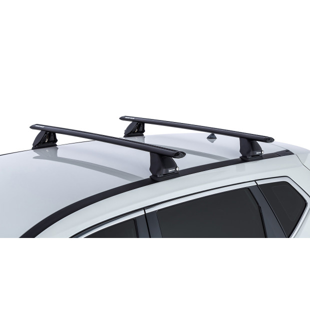 Kit 2 barres de toit noires RHINO-RACK Vortex 2500 FMP • JA6428 