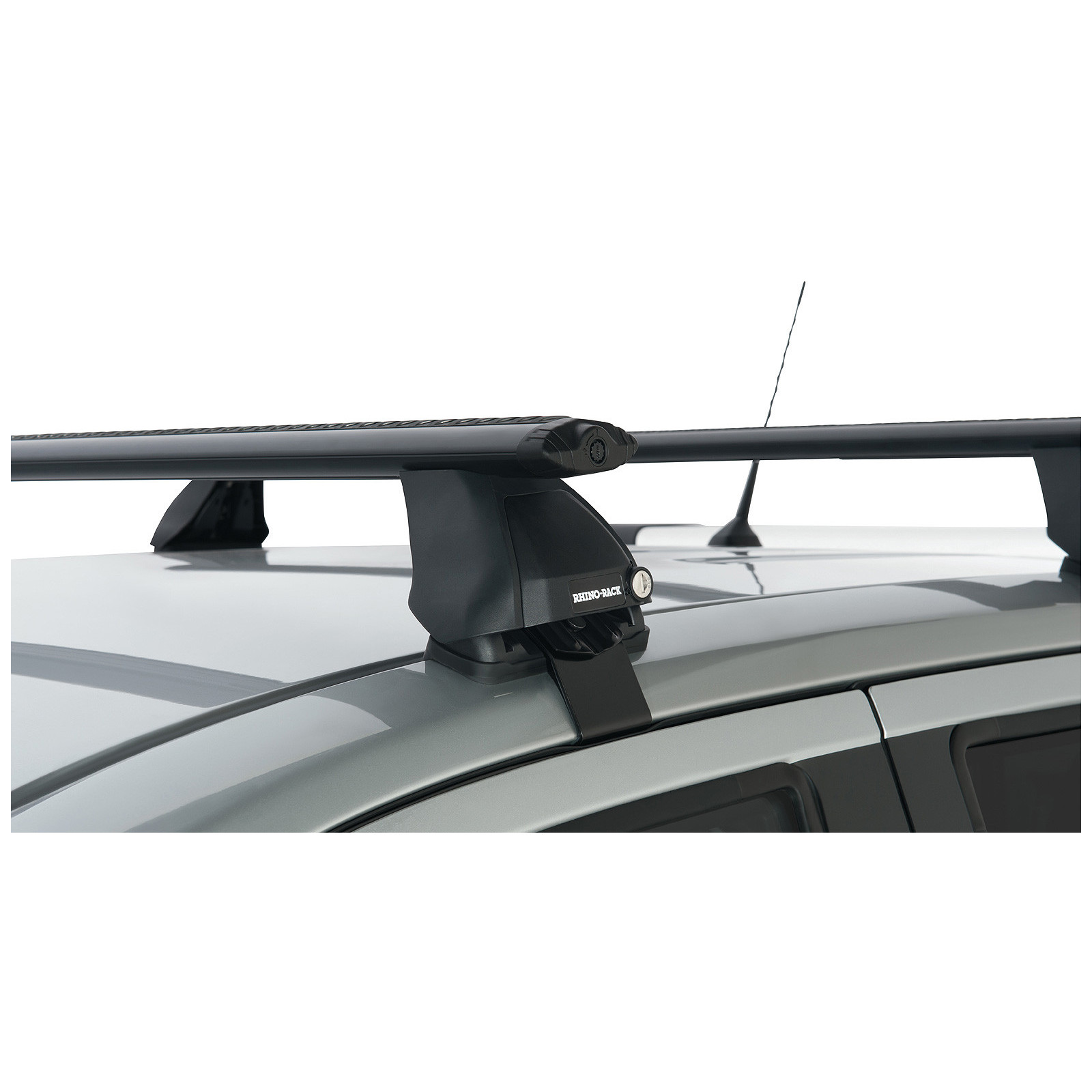 Kit 2 barres de toit noires RHINO-RACK Vortex 2500 • JA7743 