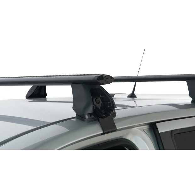Kit 2 barres de toit noires RHINO-RACK Vortex 2500 • JA7743 