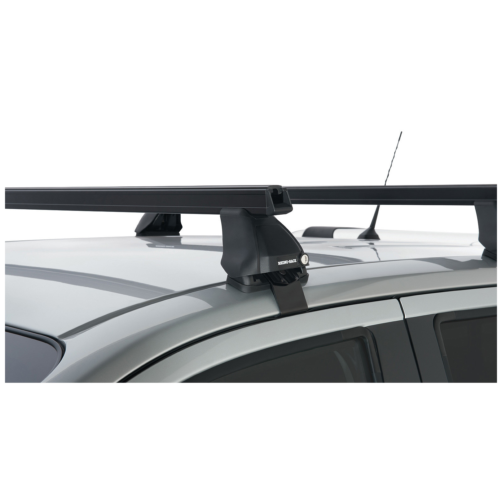 Kit 2 barres de toit noires RHINO-RACK Heavy Duty 2500 • JA7746 