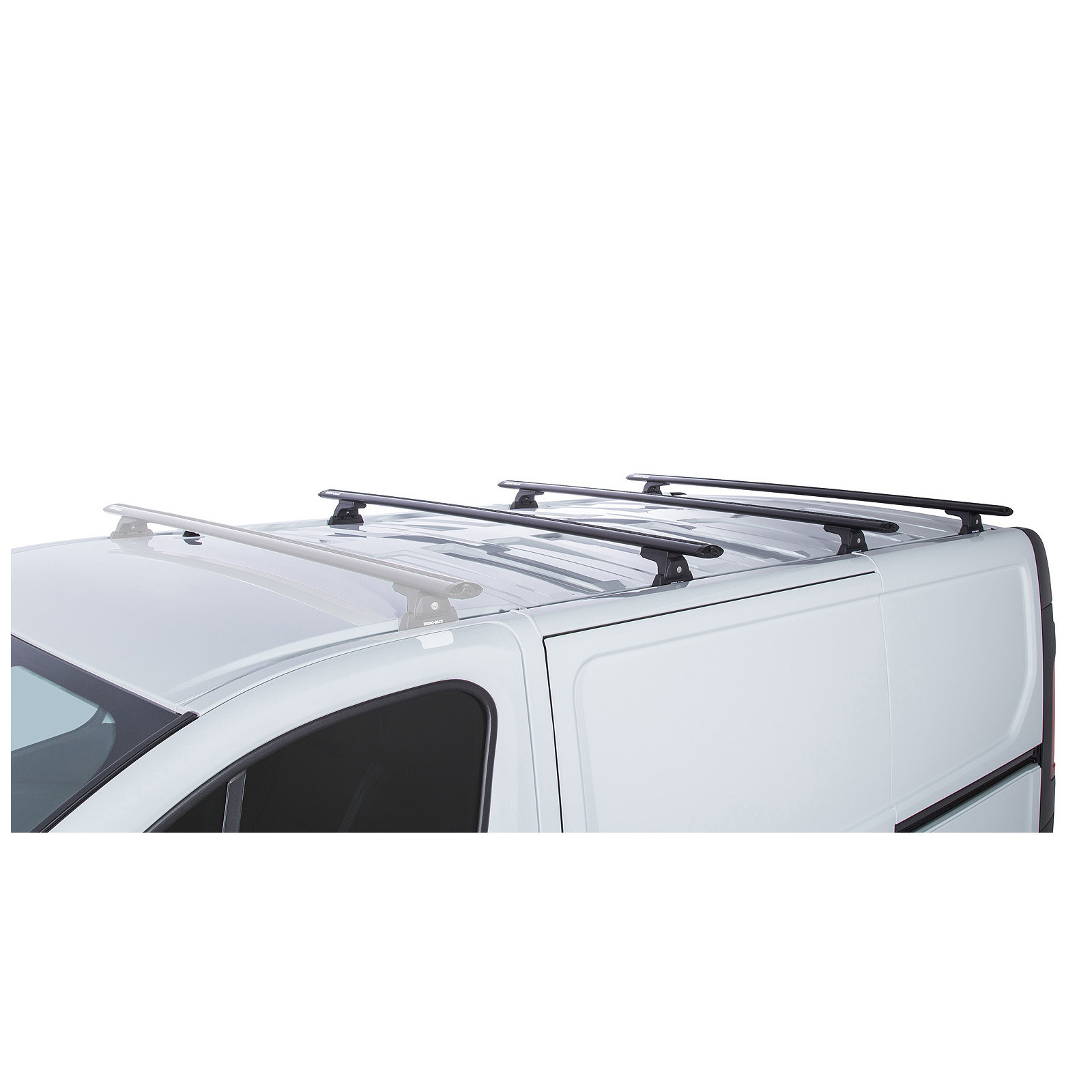 Kit 3 barres de toit noires RHINO-RACK Vortex RLT600 • JA7927 