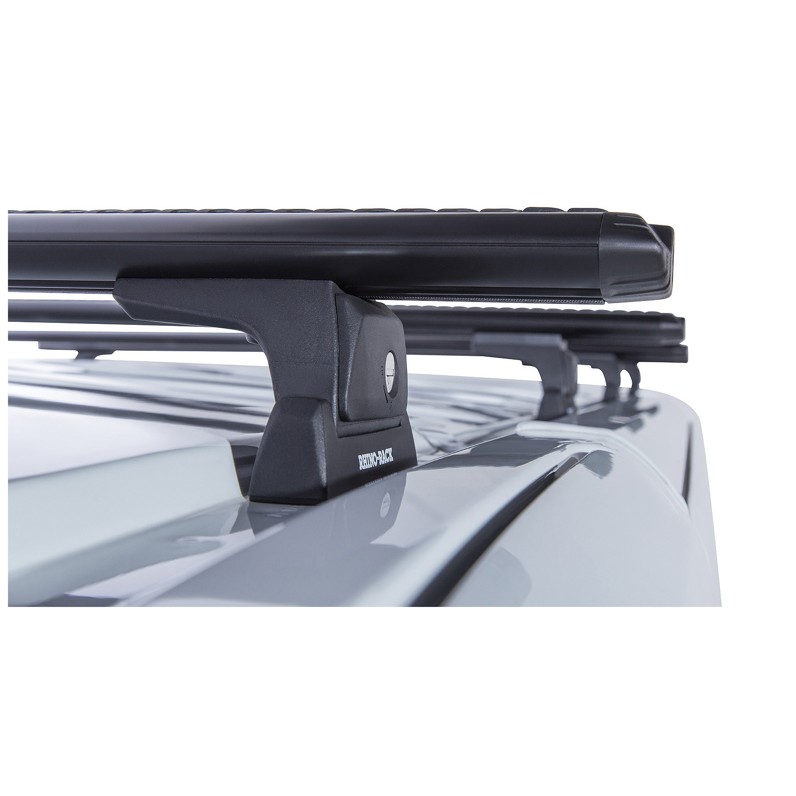 Kit 4 barres de toit noires RHINO-RACK Vortex RLT600 • JA7935 