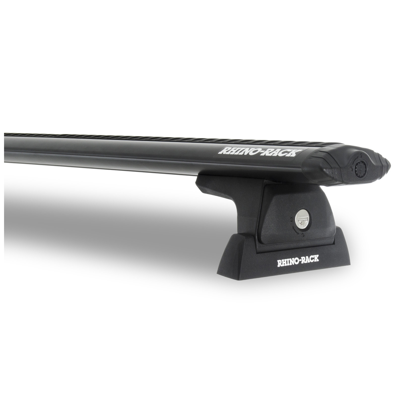 Kit 1 barre de toit noire RHINO-RACK Vortex RLT600 Ditch Mount • JA7939 