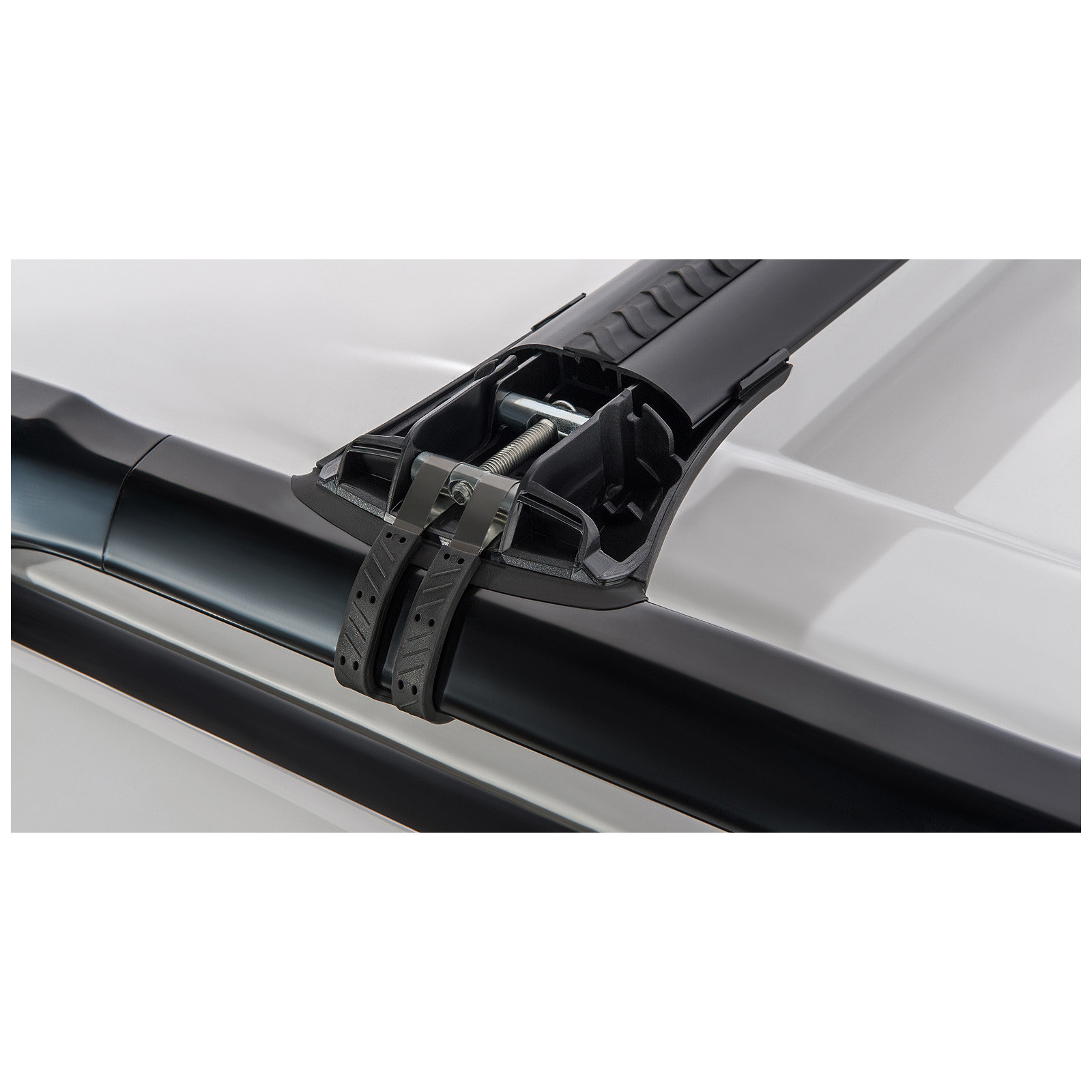 Kit 2 barres de toit noires RHINO-RACK Vortex SteathBar • JA7969 