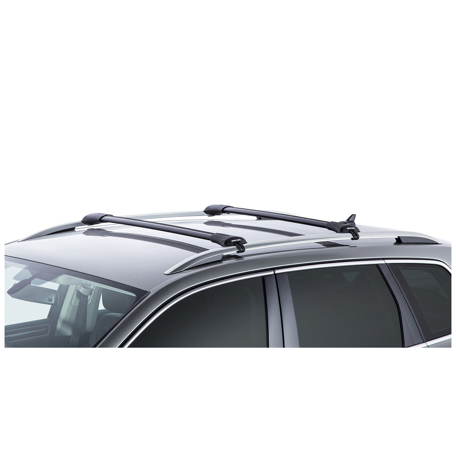 Kit 2 barres de toit noires RHINO-RACK Vortex SteathBar • JA7969 