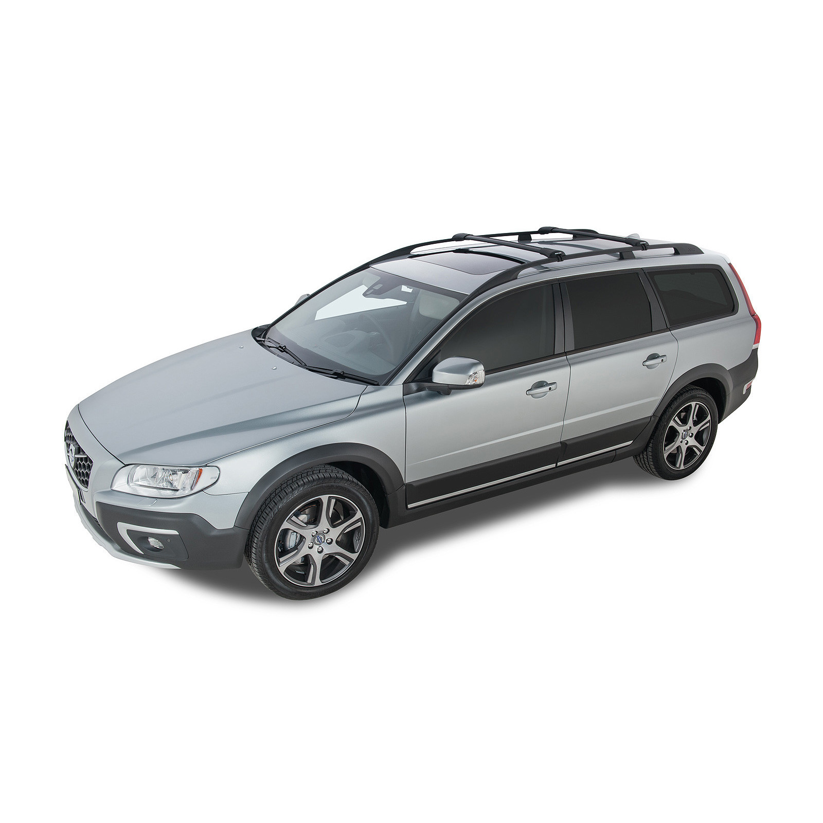 Kit 2 barres de toit noires RHINO-RACK Vortex SteathBar • JA7969 