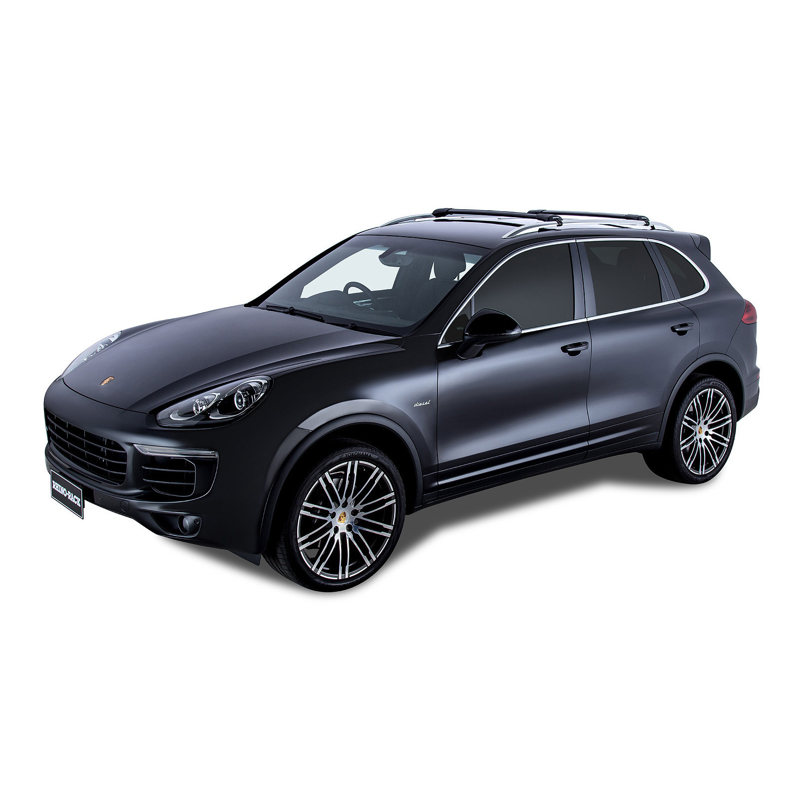 Kit 2 barres de toit noires RHINO-RACK Vortex SteathBar • JA7969 