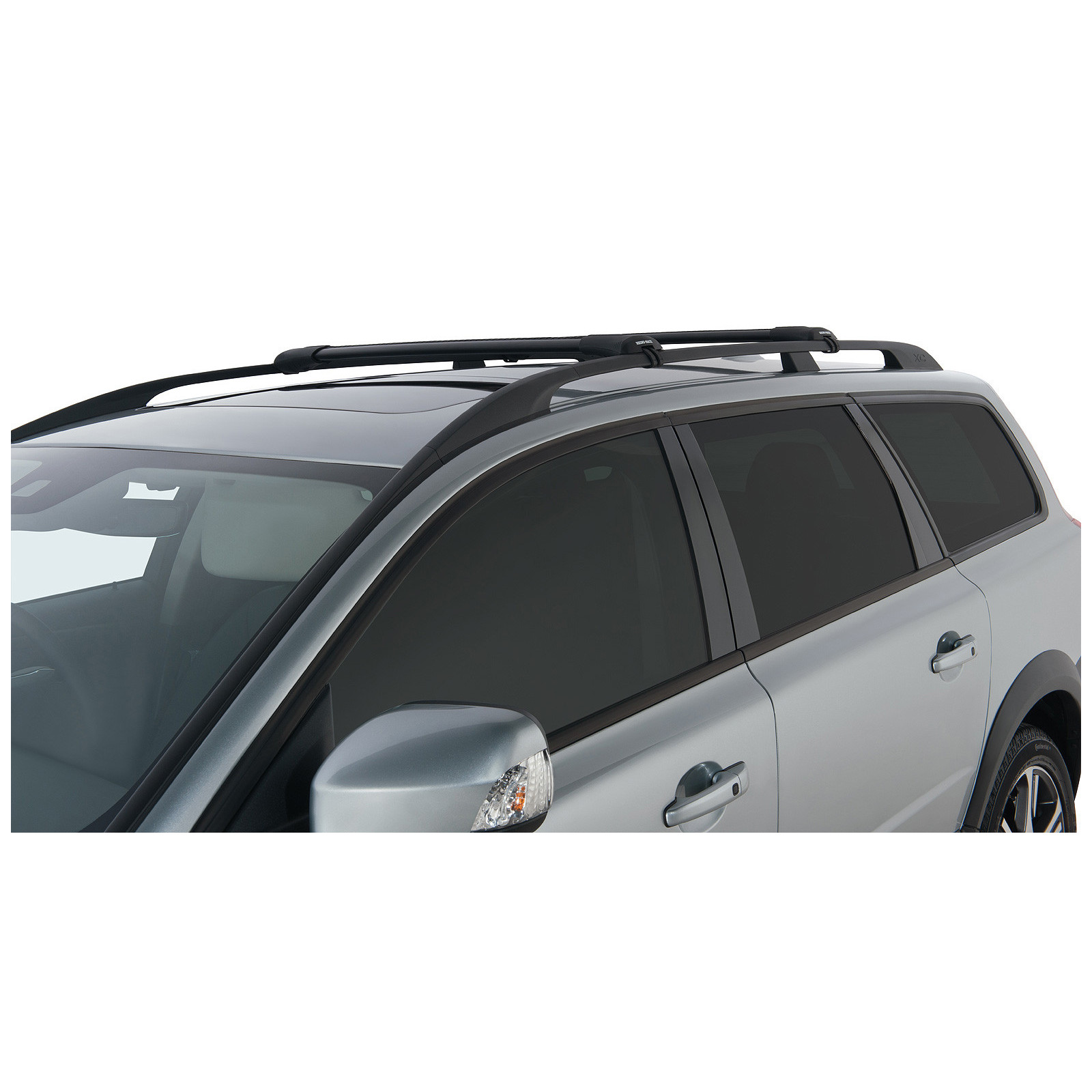 Kit 2 barres de toit noires RHINO-RACK Vortex SteathBar • JA7969 