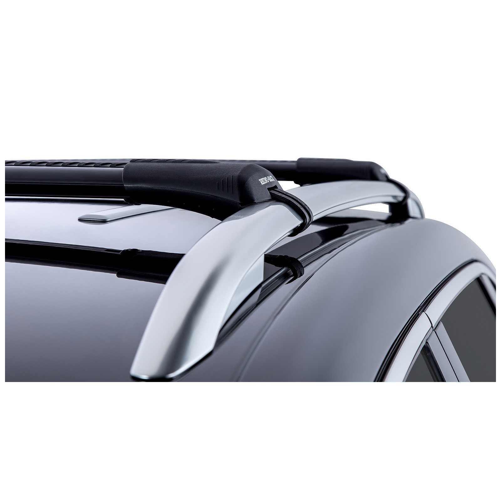 Kit 2 barres de toit noires RHINO-RACK Vortex SteathBar • JA7969 