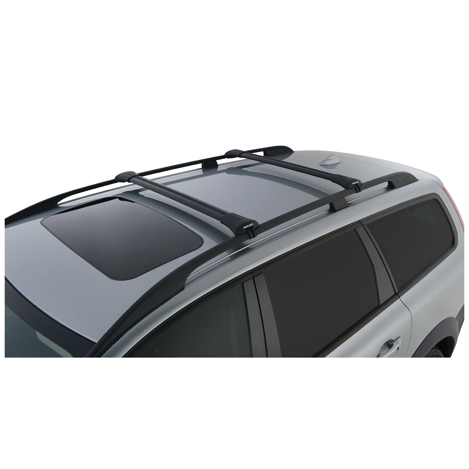 Kit 2 barres de toit noires RHINO-RACK Vortex SteathBar • JA7969 