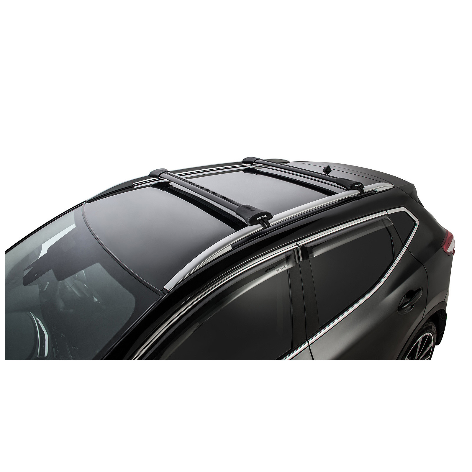 Kit 2 barres de toit noires RHINO-RACK Vortex SteathBar • JA7969 