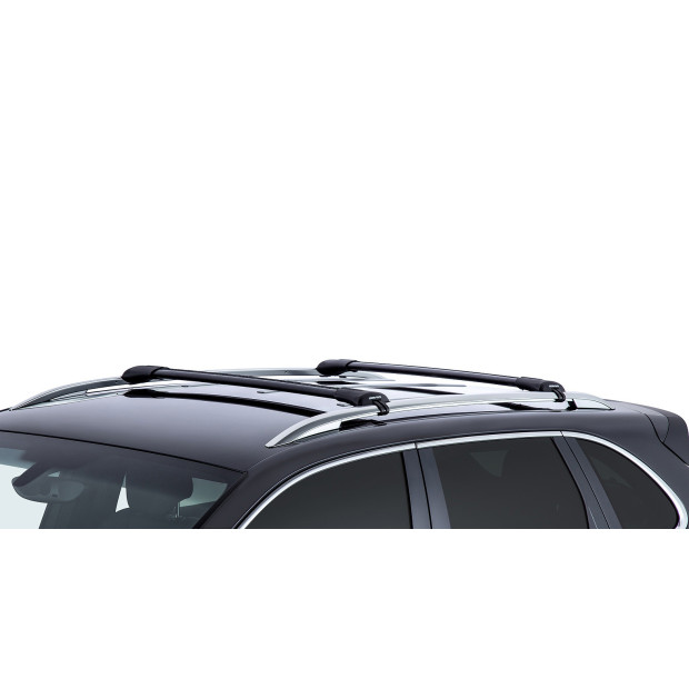 Kit 2 barres de toit noires RHINO-RACK Vortex SteathBar • JA7969 