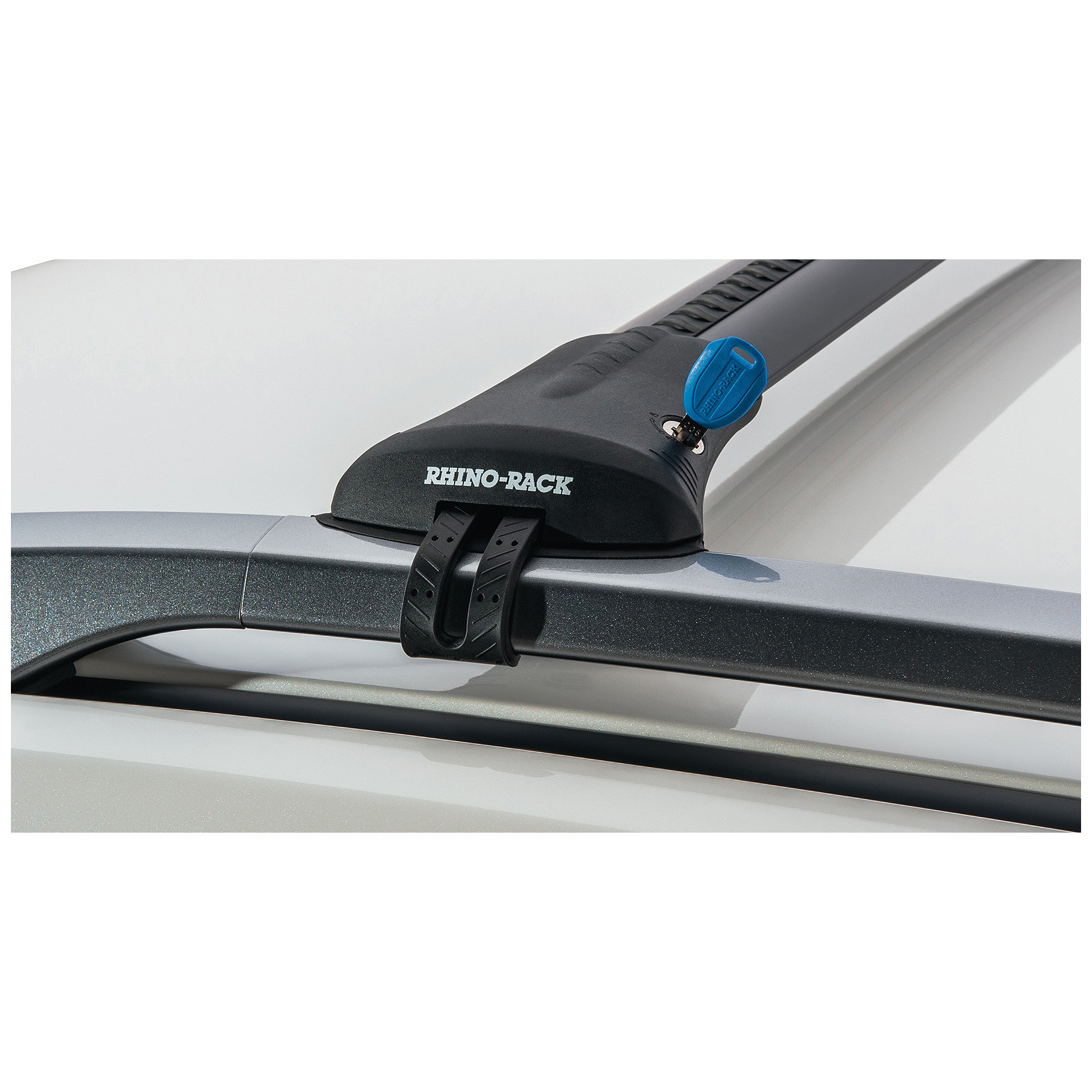 Kit 2 barres de toit noires RHINO-RACK Vortex SteathBar • JA7970 