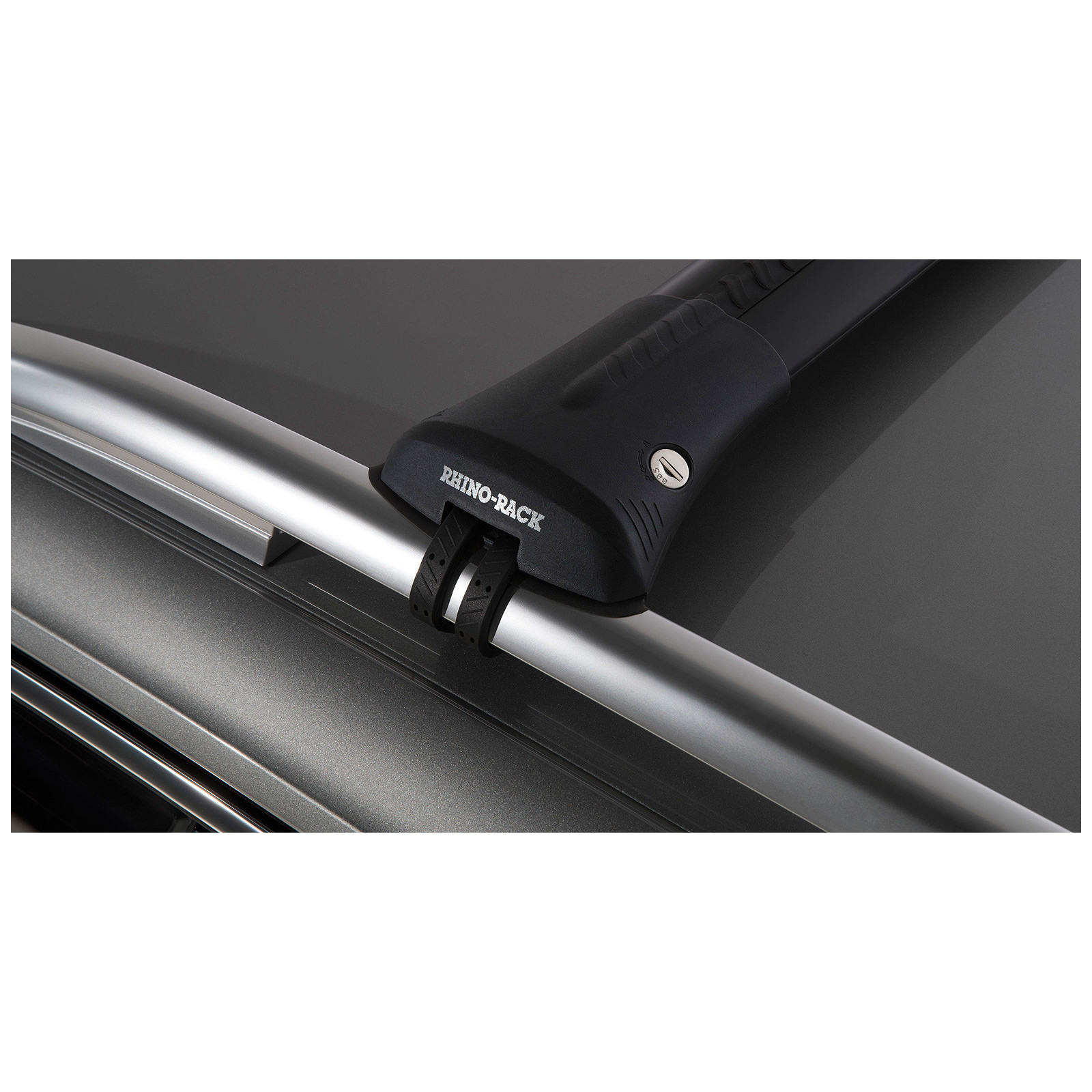 Kit 2 barres de toit noires RHINO-RACK Vortex SteathBar • JA7970 