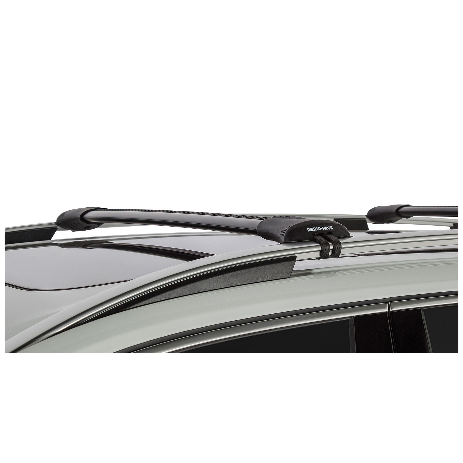 Kit 2 barres de toit noires RHINO-RACK Vortex SteathBar • JA7970 