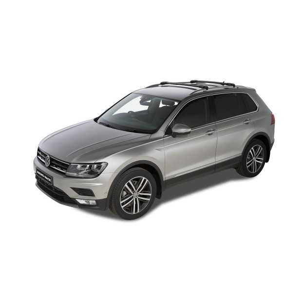 Kit 2 barres de toit noires RHINO-RACK Vortex SteathBar • JA7970 