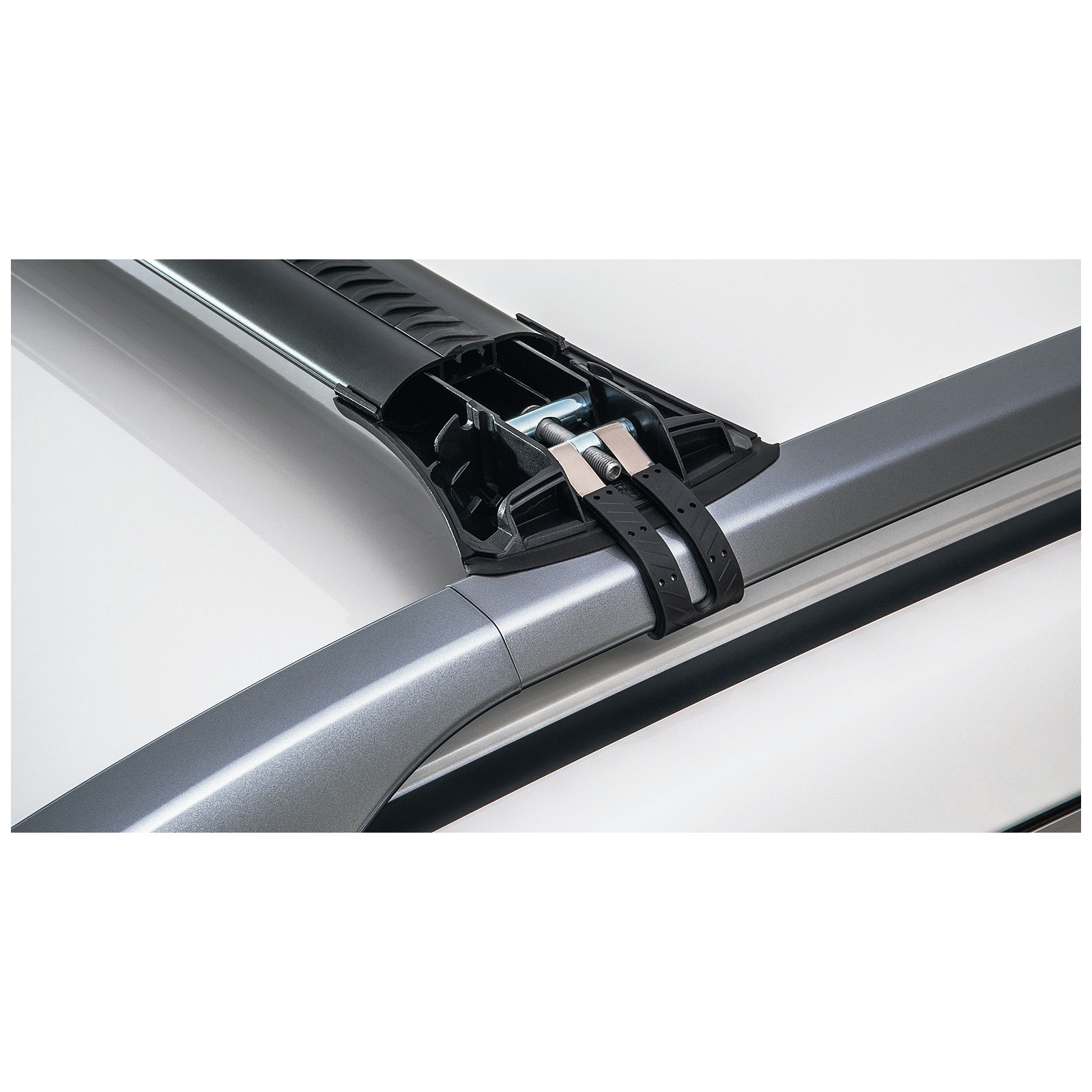 Kit 2 barres de toit noires RHINO-RACK Vortex SteathBar • JA7970 