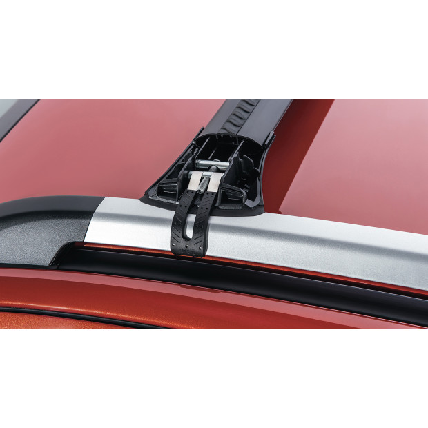 Kit 2 barres de toit noires RHINO-RACK Vortex SteathBar • JA7971 