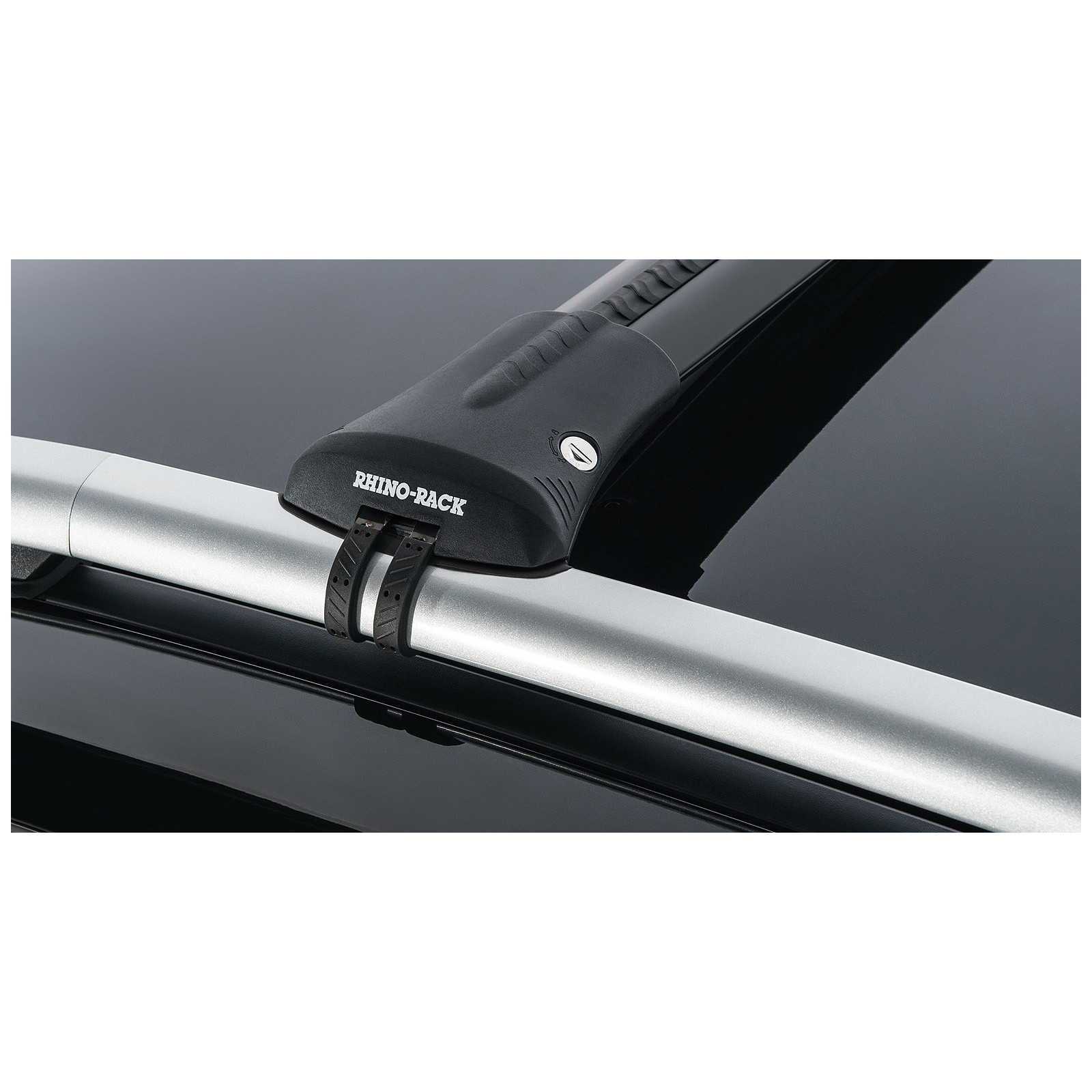 Kit 2 barres de toit noires RHINO-RACK Vortex SteathBar • JA7971 