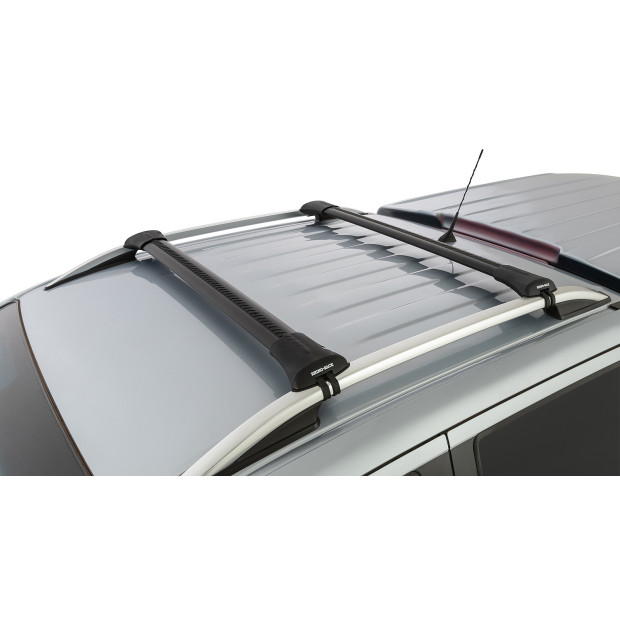 Kit 2 barres de toit noires RHINO-RACK Vortex SteathBar • JA7971 