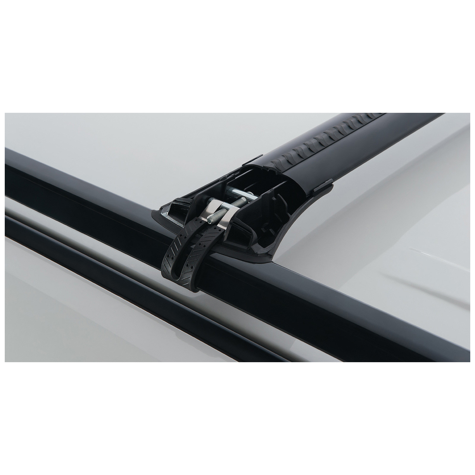 Kit 2 barres de toit noires RHINO-RACK Vortex SteathBar • JA7971 