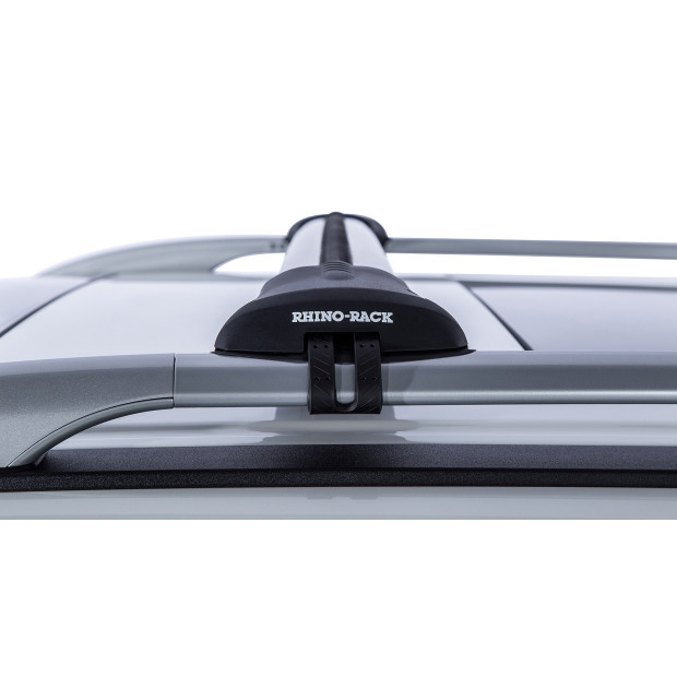 Kit 2 barres de toit noires RHINO-RACK Vortex SteathBar • JA7971 