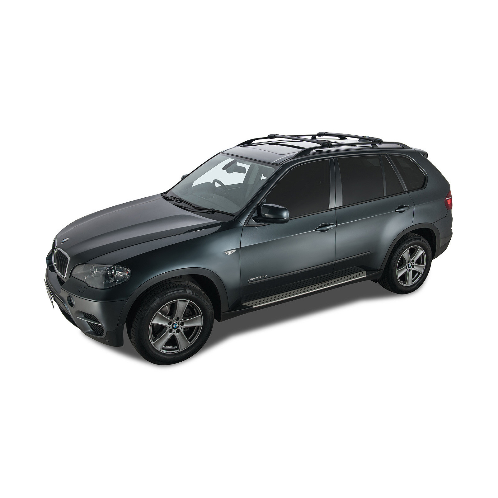 Kit 2 barres de toit noires RHINO-RACK Vortex SteathBar • JA7971 