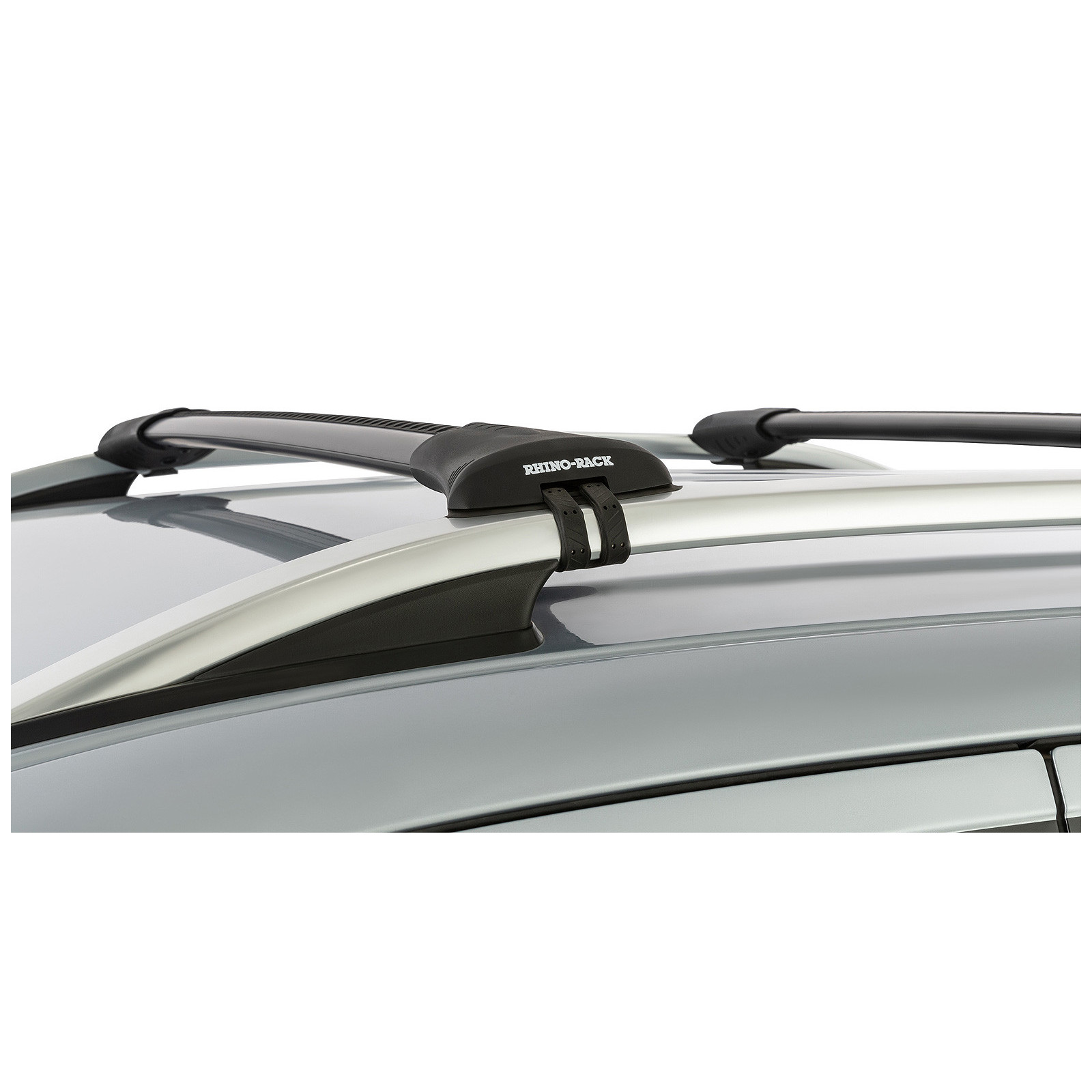 Kit 2 barres de toit noires RHINO-RACK Vortex SteathBar • JA7971 