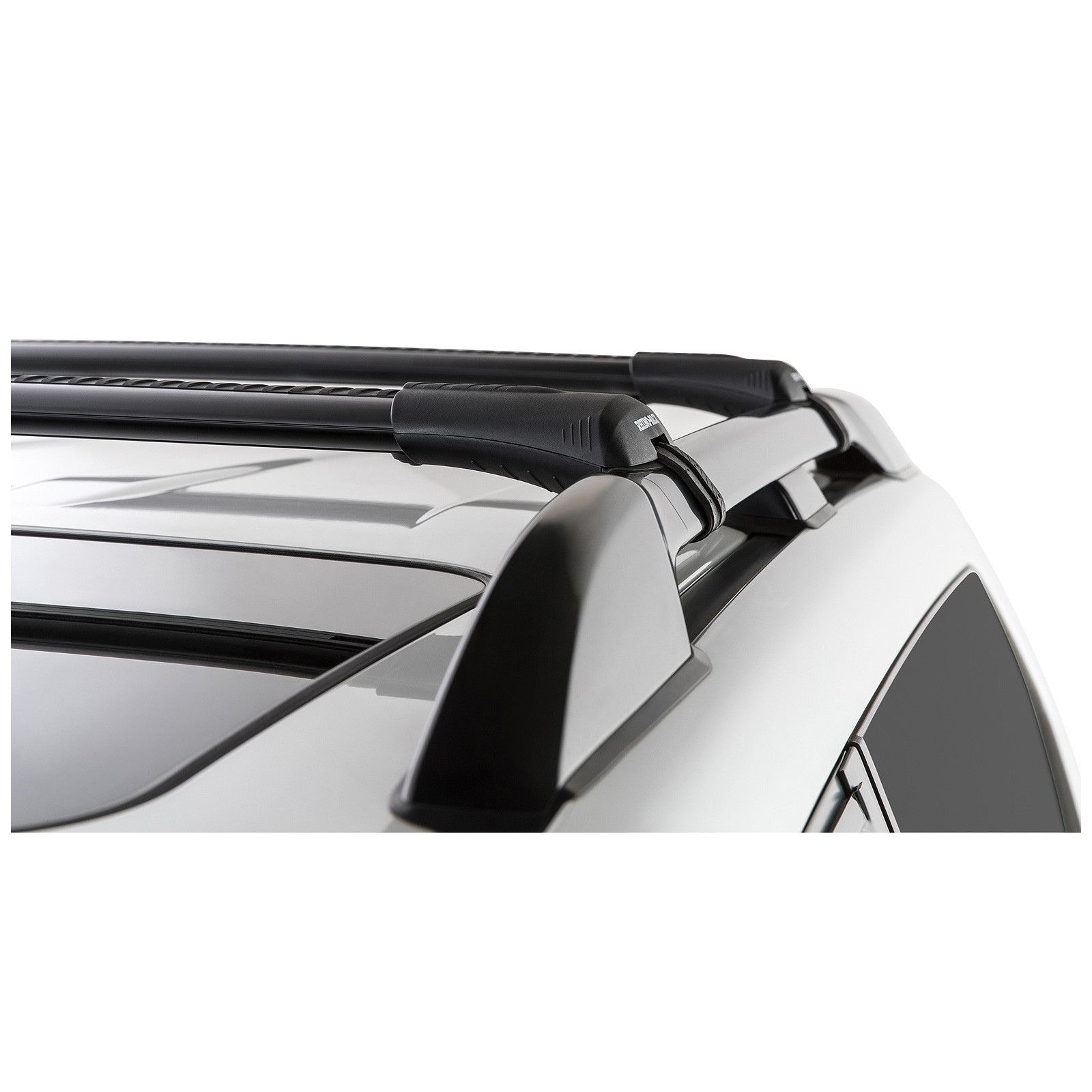 Kit 2 barres de toit noires RHINO-RACK Vortex SteathBar • JA7971 