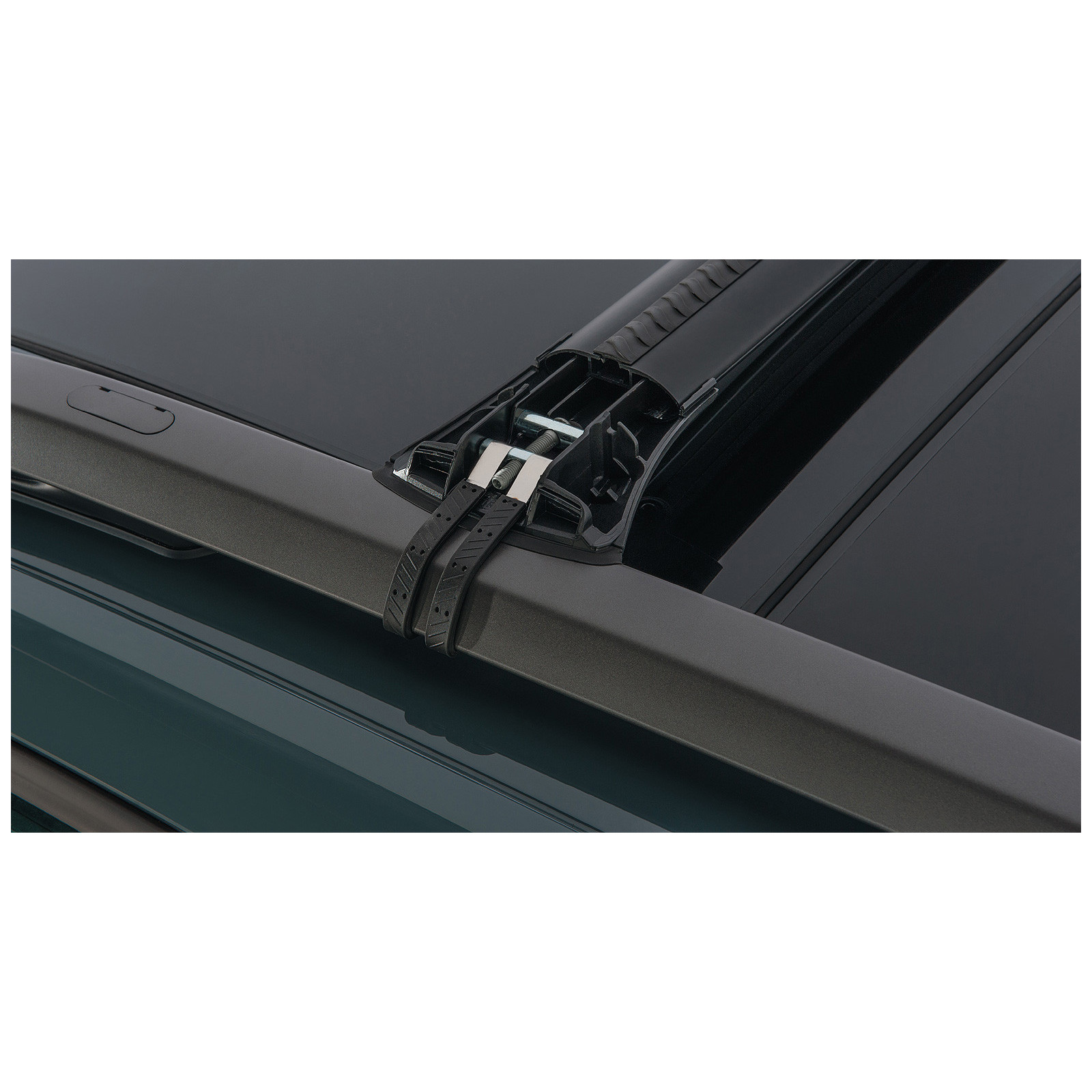 Kit 2 barres de toit noires RHINO-RACK Vortex SteathBar • JA7972 