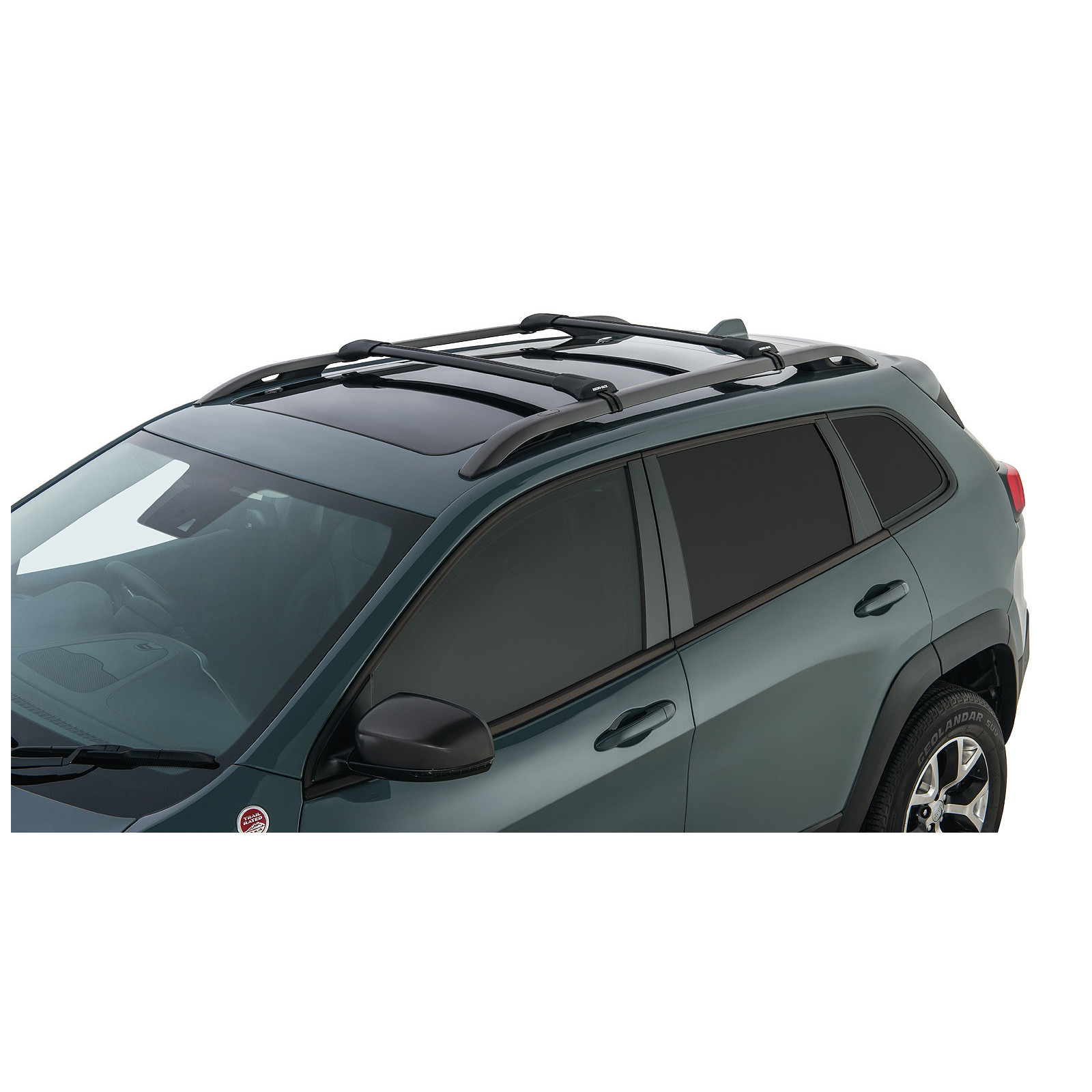 Kit 2 barres de toit noires RHINO-RACK Vortex SteathBar • JA7972 