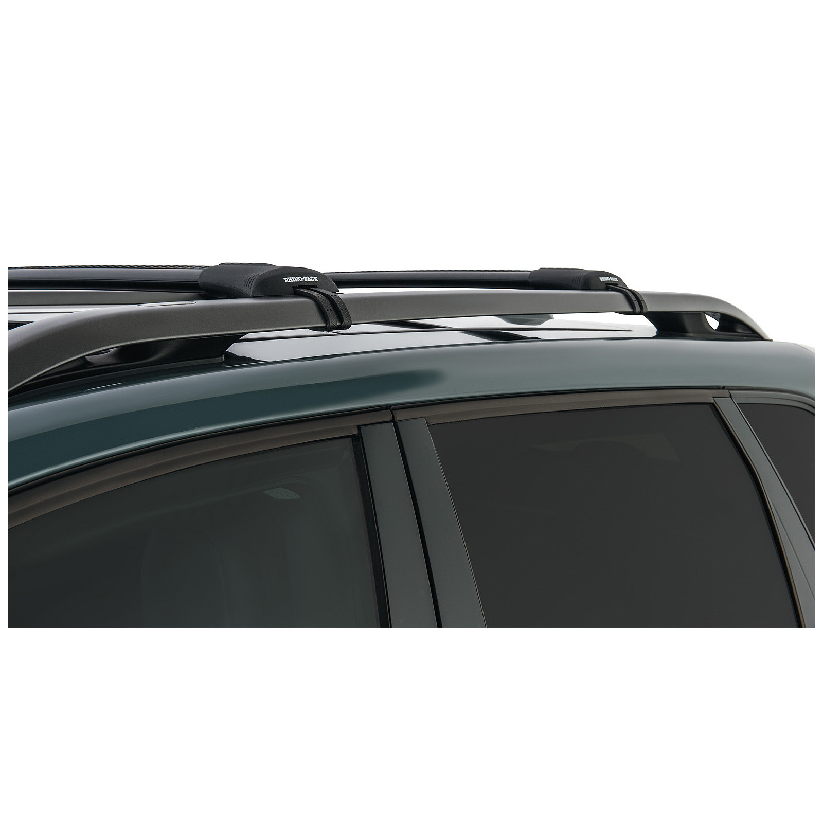 Kit 2 barres de toit noires RHINO-RACK Vortex SteathBar • JA7972 