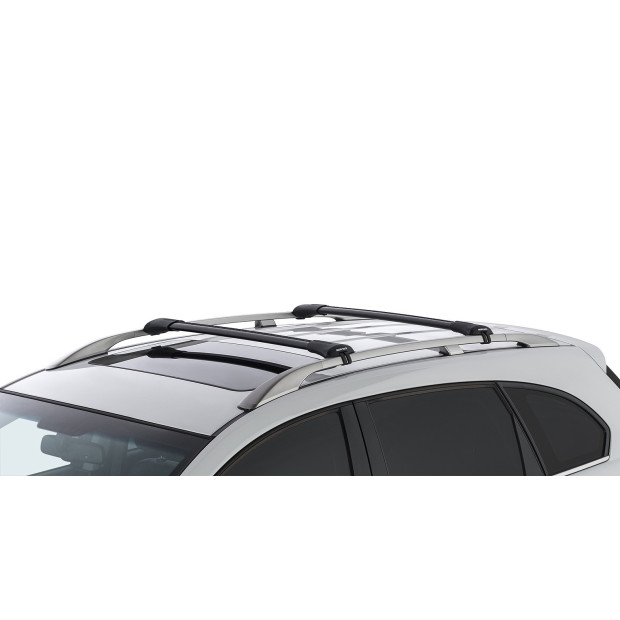 Kit 2 barres de toit noires RHINO-RACK Vortex SteathBar • JA7973 