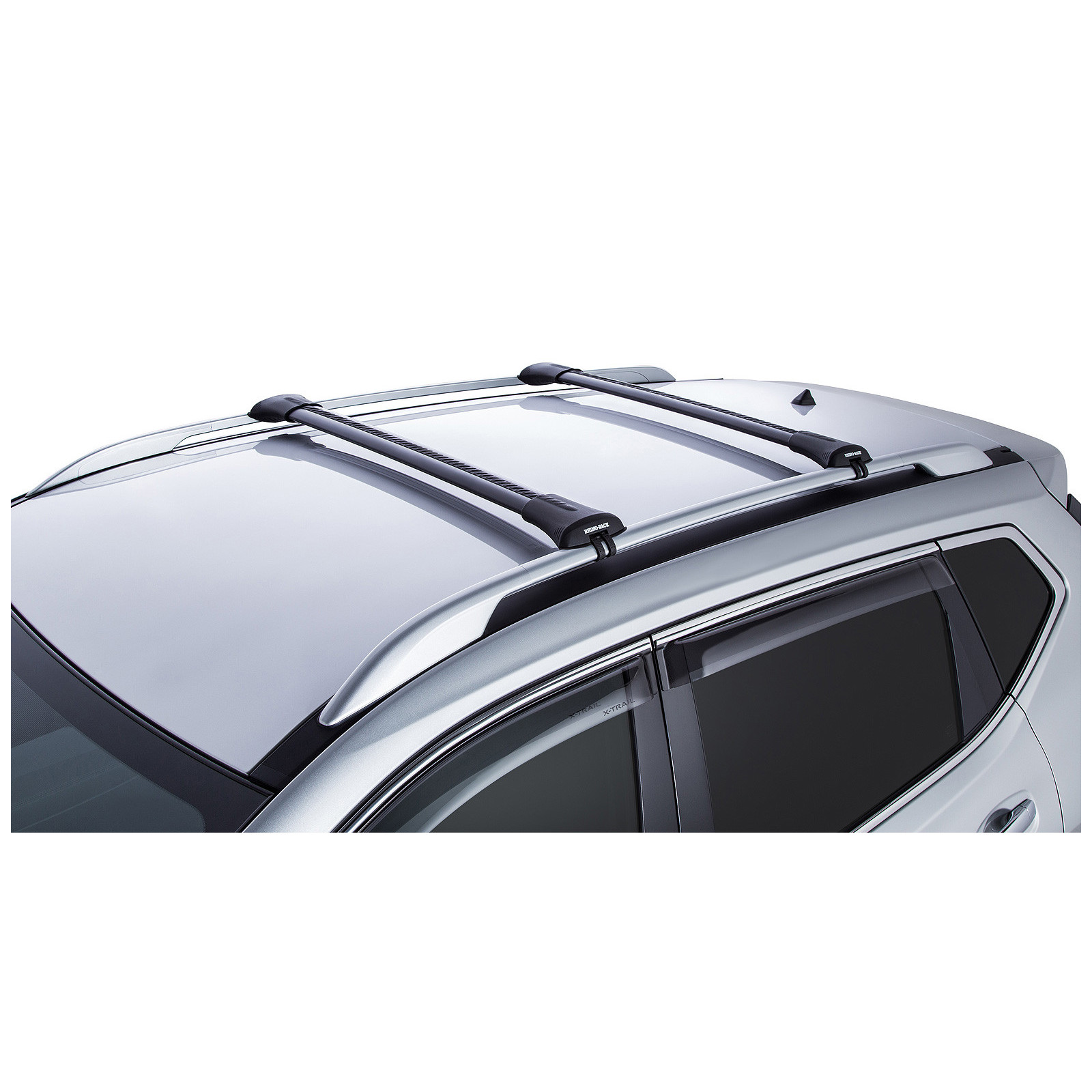 Kit 2 barres de toit noires RHINO-RACK Vortex SteathBar • JA7973 