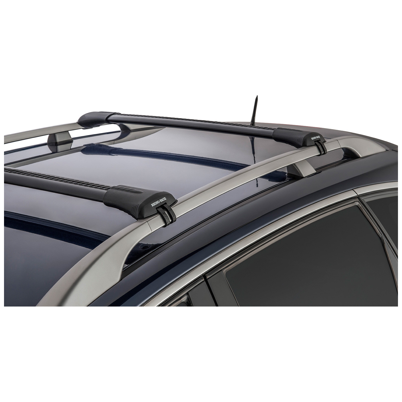 Kit 2 barres de toit noires RHINO-RACK Vortex SteathBar • JA7973 