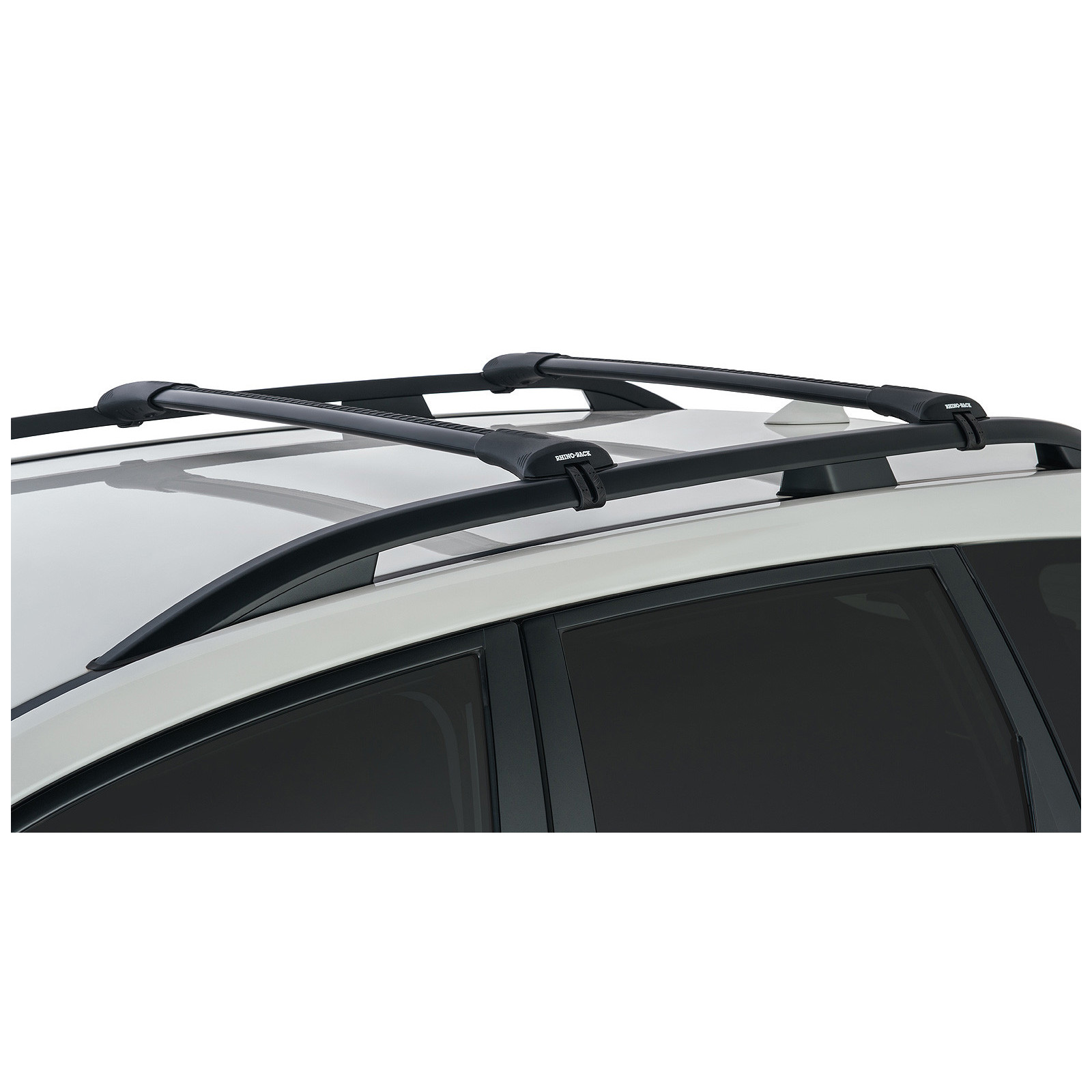 Kit 2 barres de toit noires RHINO-RACK Vortex SteathBar • JA7973 