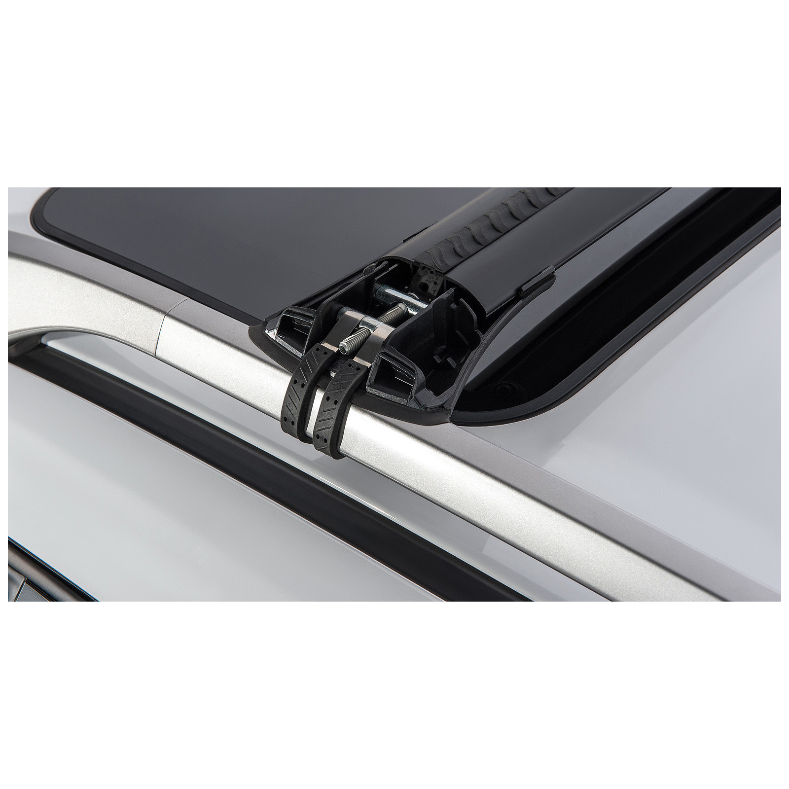 Kit 2 barres de toit noires RHINO-RACK Vortex SteathBar • JA7973 