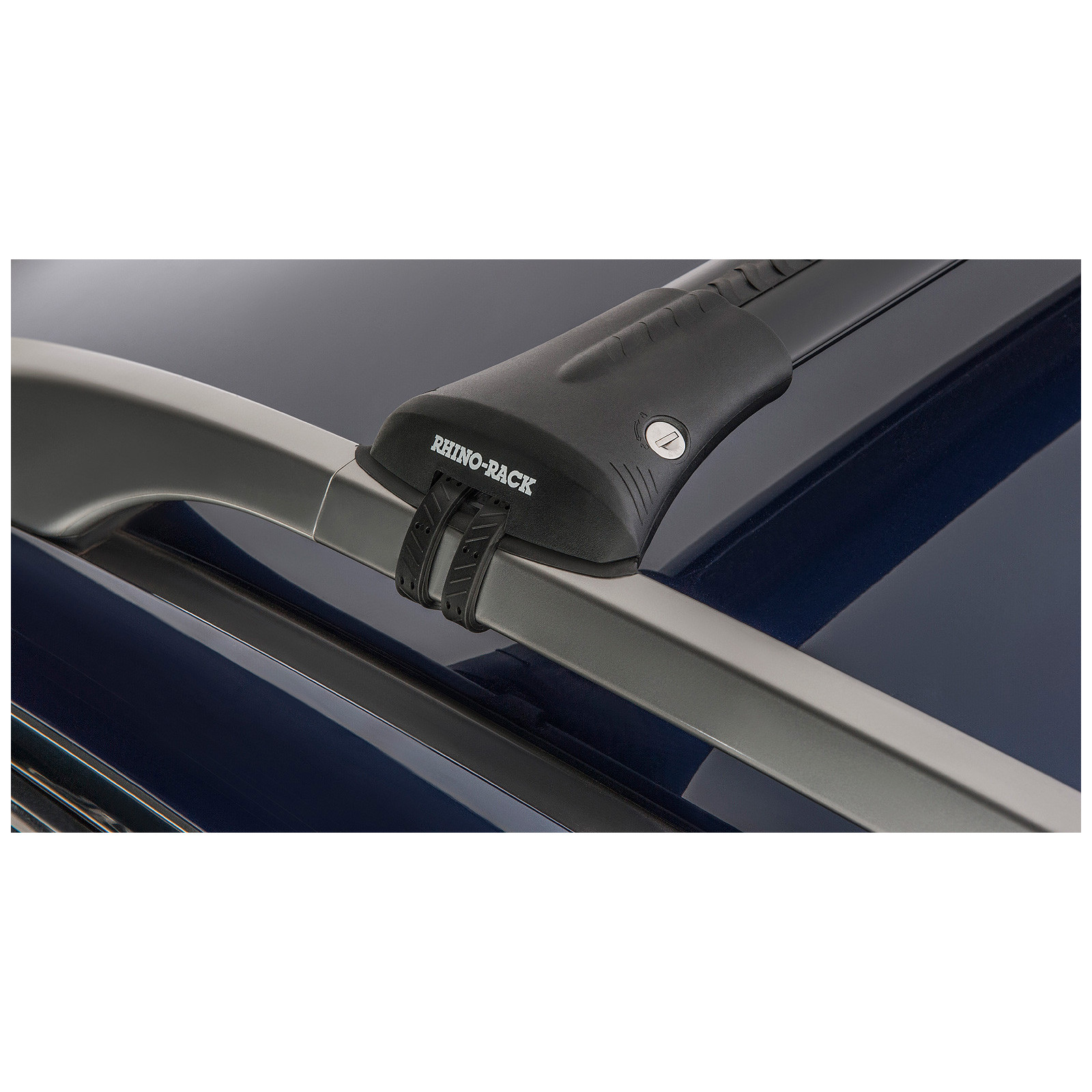 Kit 2 barres de toit noires RHINO-RACK Vortex SteathBar • JA7973 