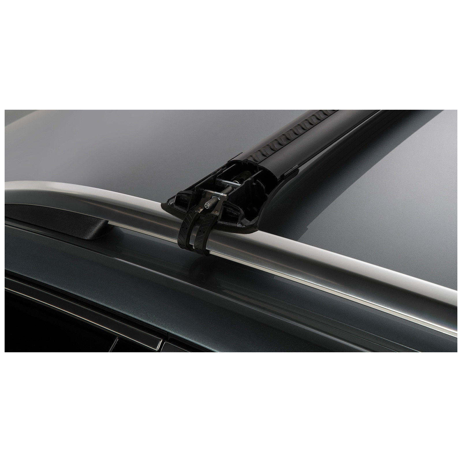 Kit 2 barres de toit noires RHINO-RACK Vortex SteathBar • JA7973 